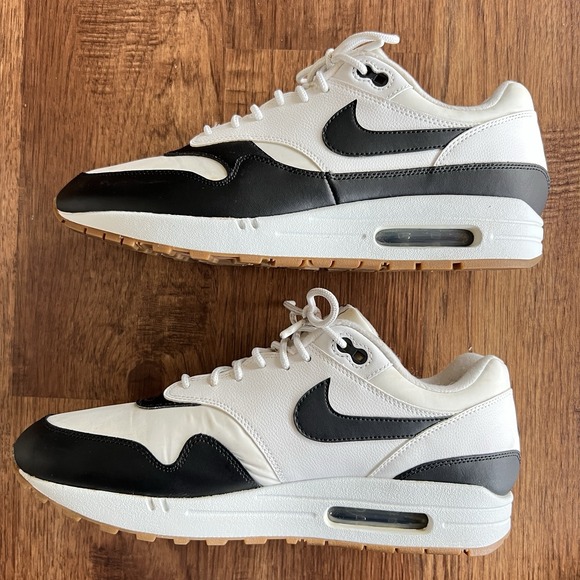 Nike Air Max 1 SE White Black Gum Running Shoes CQ9965-100 Mens Size 11 - Picture 3 of 10